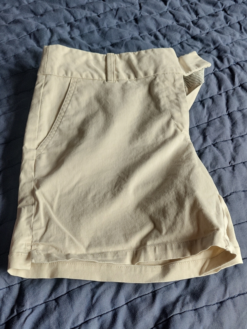 Ann Taylor LOFT Cream Women's Casual Shorts